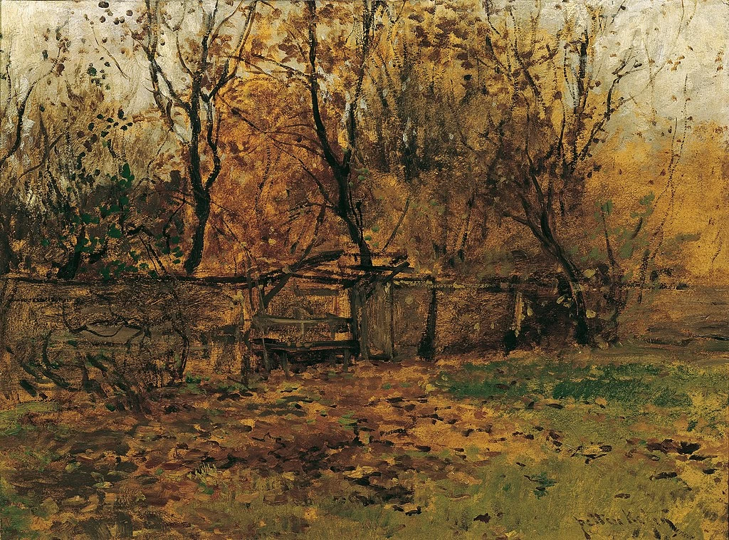 Il giardino del pittore Franz von Lenbach a Monaco, 1877 - Österreichische Galerie Belvedere, Vienna